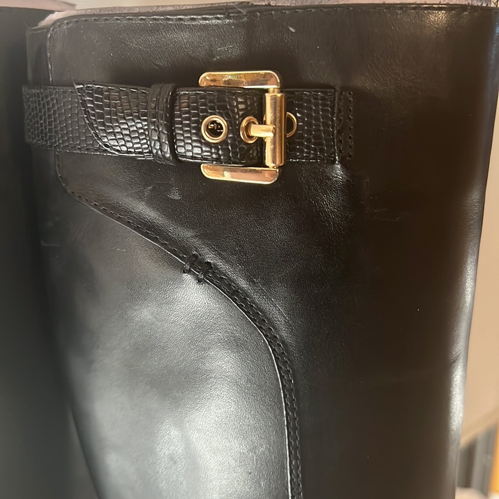 GEOX Respira Black Leather Boots - Picture 5 of 8